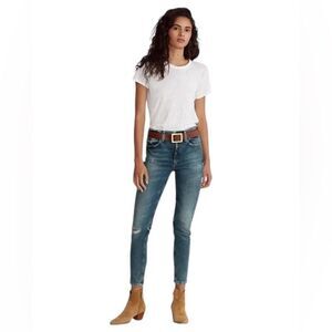Polo Ralph Lauren Tompkins Skinny High Rise Ankle Jeans size 27